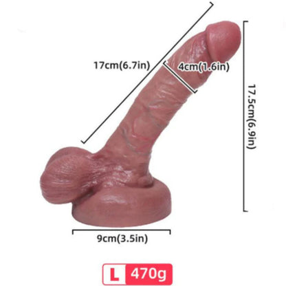 Comprar ARMONY Dildo Realista 17 cm – Silicona Médica Para Placer Confortable-Noxtic