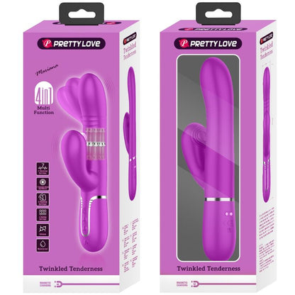 PRETTY LOVE Vibrador Multifunción Fucsia – Estimulador Con 7 Modos De Vibración Para Placer Personalizado