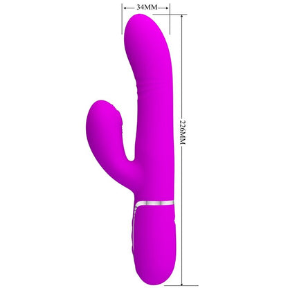 PRETTY LOVE Vibrador Multifunción Fucsia – Estimulador Con 7 Modos De Vibración Para Placer Personalizado