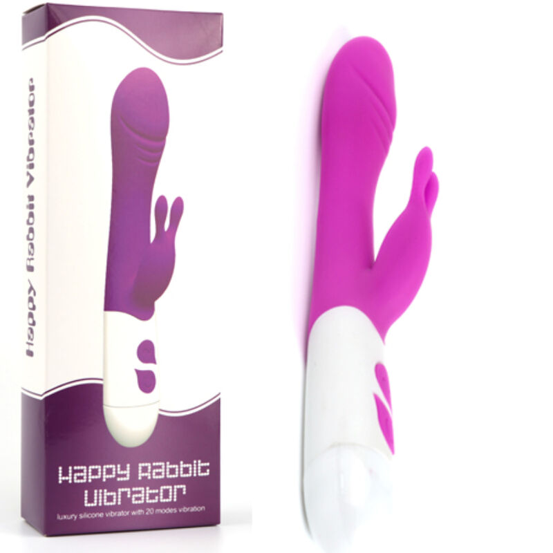 ARMONY Happy Rabbit Vibrator Violet – Giocattolo erotico con 20 modalità di vibrazione