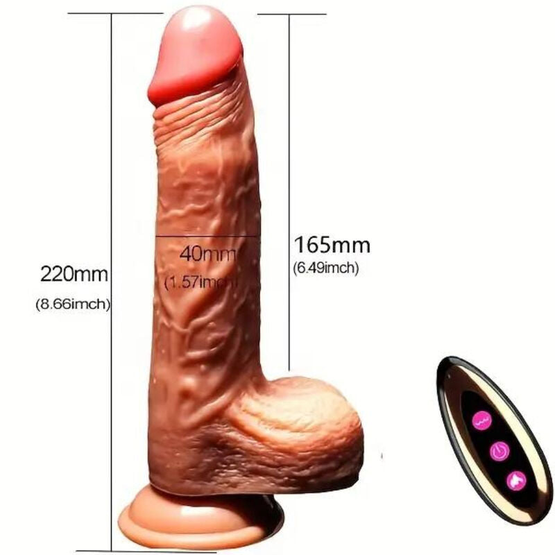 Dildo vibratore realistico ARMONY con telecomando – Design ergonomico per un piacere personalizzato