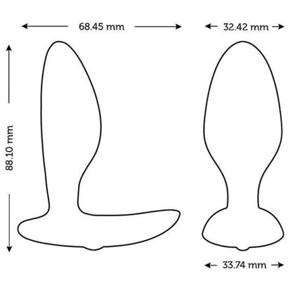 WE-VIBE - DITTO+ PLUG ANAL VIBRADOR ROSA