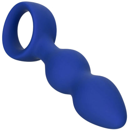 CALEXOTICS Admiral Advanced Anal Plug Blu – Silicone medico morbido per un comfort ottimale