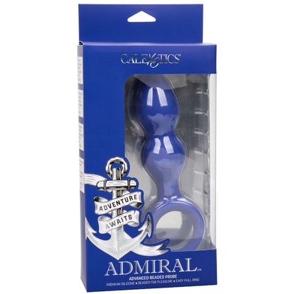 CALEXOTICS Admiral Advanced Anal Plug Blu – Silicone medico morbido per un comfort ottimale