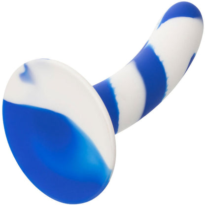 CALEXOTICS Admiral Swirl Dildo – Silicona Médica Con Diseño Curvado Para Placer Personalizado