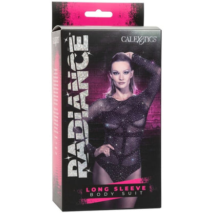 CALEXOTICS Radiance Body Manga Larga Pedrería – Diseño Vanguardista Para Realzar Tu Figura
