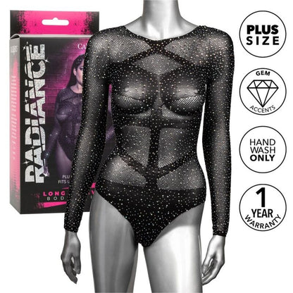 Comprar CALEXOTICS Radiance Body Manga Larga Pedrería Talla Grande – Diseño Elegante Para Resaltar Tu Figura-Noxtic