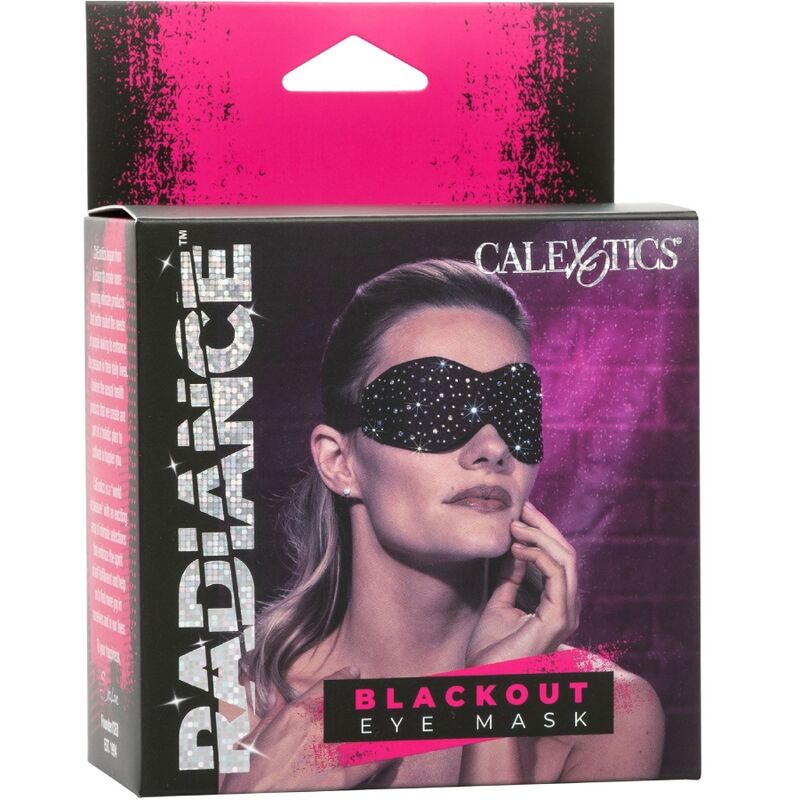 CALEXOTICS - RADIANCE OPAQUE RHINESTONE EYE MASK
