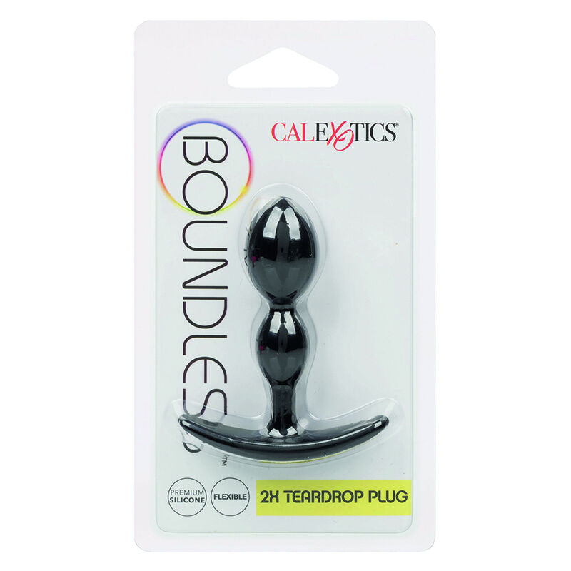 CalExotics Boundless Teardrop Anal Plug 2X – Progettato ergonomicamente per un piacere sensoriale illimitato