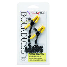 CALEXOTICS Boundless Pinzas Para Pezones – Estimulación Ajustable Con Cristales Brillantes