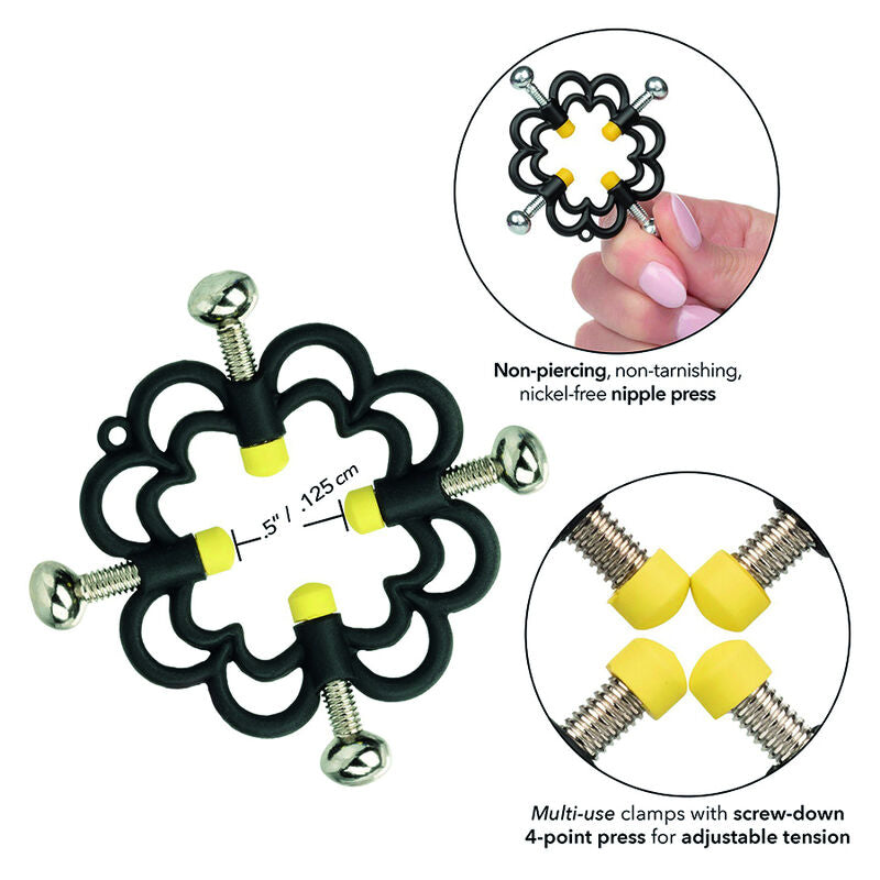 Comprar CALEXOTICS Boundless Agarraderas Para Pezones – Pinzas Multiusos Con Diseño Ajustable Para Sensaciones Elevadas-Noxtic