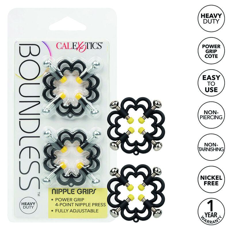 Comprar CALEXOTICS Boundless Agarraderas Para Pezones – Pinzas Multiusos Con Diseño Ajustable Para Sensaciones Elevadas-Noxtic