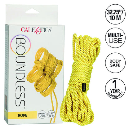 CALEXOTICS Cuerda Boundless 10M Amarillo – Cuerda Resistente Para Creaciones Artísticas en Pareja