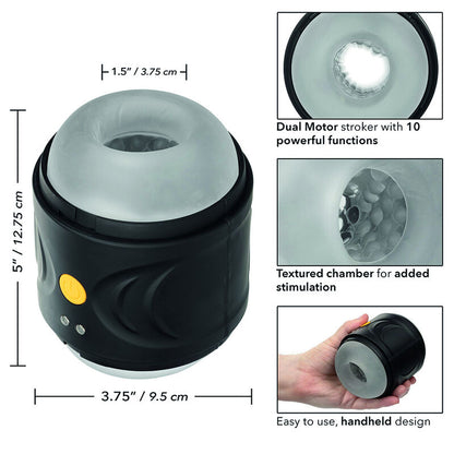 Comprar CALEXOTICS Boundless Doble Motor – Estimulador Vibratorio Impermeable Con Diseño De Doble Entrada-Noxtic