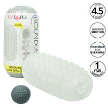 CALEXOTICS Boundless Stroker Soft Reversible Grey – Giocattolo versatile con design morbido per il piacere personale
