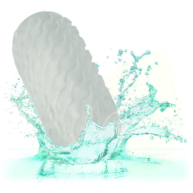 CALEXOTICS Boundless Stroker Soft Reversible Grey – Giocattolo versatile con design morbido per il piacere personale