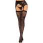 Comprar Leg Avenue Medias Encaje Y Ligüero Rojo – Diseño Elegante Y Confortable Para Un Toque Sensual-Noxtic
