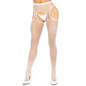 Comprar LEG AVENUE Medias Red Sin Entrepierna Blanco – Diseño Elegante Para Realzar Tu Sensualidad-Noxtic