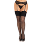 Comprar Leg Avenue Medias Spandex Con Diamantes Negro – Elegancia Y Glamour Para Un Toque Sofisticado-Noxtic