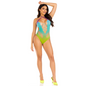 LEG AVENUE Body Degradado Ocean – Lencería Multicolor Con Diseño Cautivador