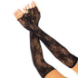 Comprar Leg Avenue Guantes Sin Dedos Red Floral Blanco – Diseño Elegante Para Libertad y Estilo-Noxtic