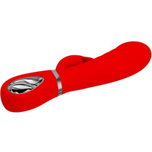 Pretty Love Prescott Vibrador Multifunción Rojo – Masajeador Suave Con Estimulación Dual