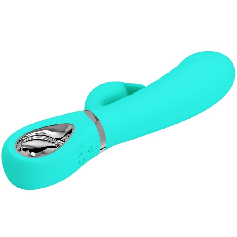 Pretty Love Prescott Vibrador Punto G Multifunción Verde Agua – Diseño Ergonómico Para Placer Interno Y Externo