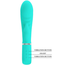 Comprar Pretty Love Prescott Vibrador Punto G Multifunción Verde Agua – Diseño Ergonómico Para Placer Interno Y Externo-Noxtic