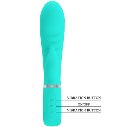 Comprar Pretty Love Prescott Vibrador Punto G Multifunción Verde Agua – Diseño Ergonómico Para Placer Interno Y Externo-Noxtic