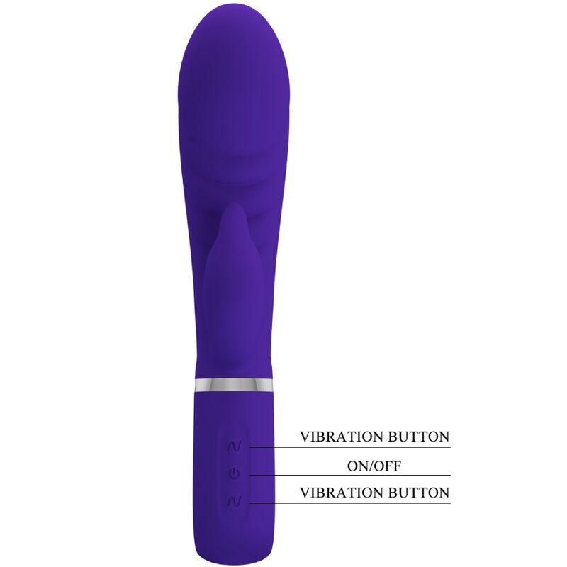 Pretty Love Prescott Vibrador Punto G Multifunción Lila – Estimulador Suave Con Diseño Ergonómico