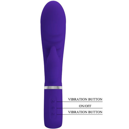 Pretty Love Prescott Vibrador Punto G Multifunción Lila – Estimulador Suave Con Diseño Ergonómico