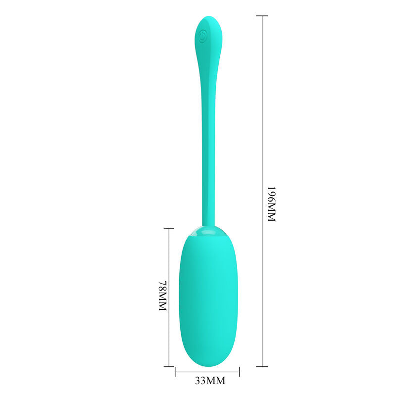 Pretty Love Julius Huevo Vibrador Verde Agua – Juguete Impermeable Recargable Para Experiencia Sensorial Única
