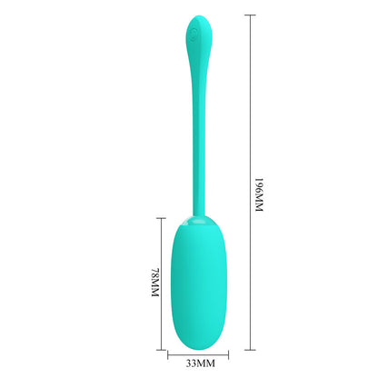 Pretty Love Julius Huevo Vibrador Verde Agua – Juguete Impermeable Recargable Para Experiencia Sensorial Única