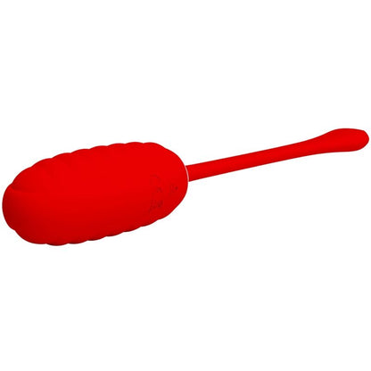 Pretty Love Kirk Huevo Vibrador Recargable Rojo – Estimulación Discreta Con Diseño Elegante
