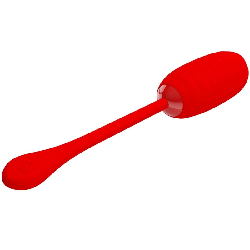 Pretty Love Kirk Huevo Vibrador Recargable Rojo – Estimulación Discreta Con Diseño Elegante