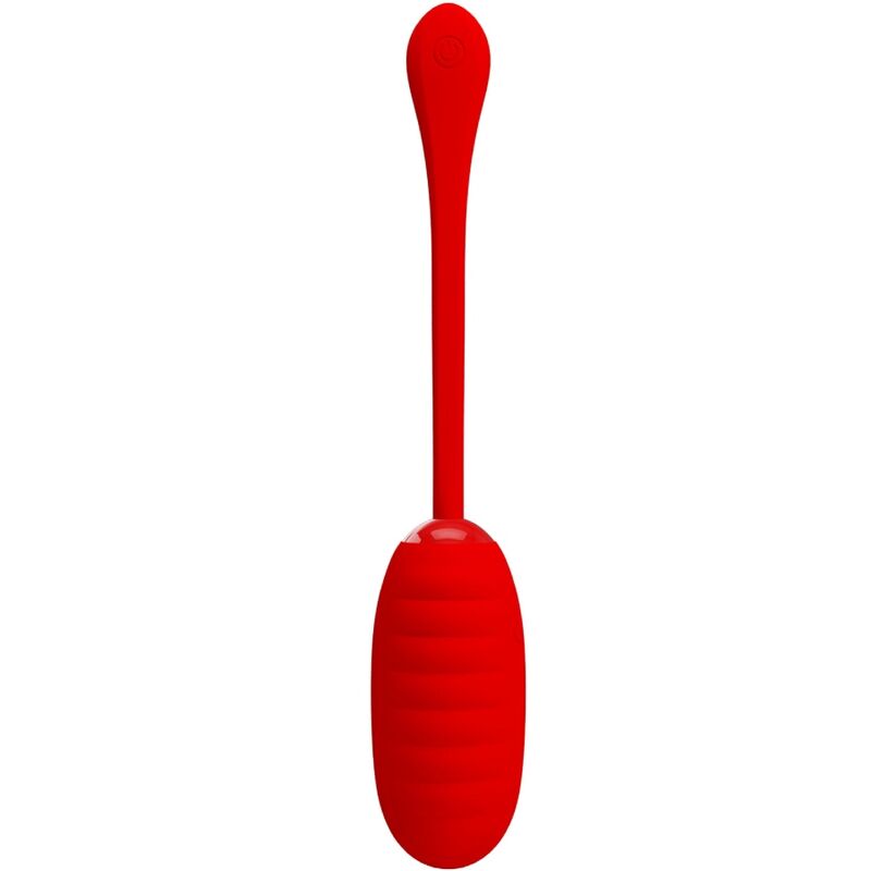 Pretty Love Kirk Huevo Vibrador Recargable Rojo – Estimulación Discreta Con Diseño Elegante