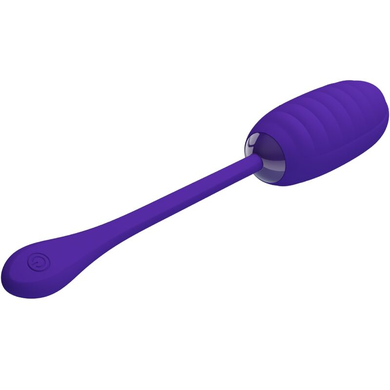 PRETTY LOVE Kirk Huevo Vibrador Recargable Lila – Diseño Discreto Con Libertad Sensorial