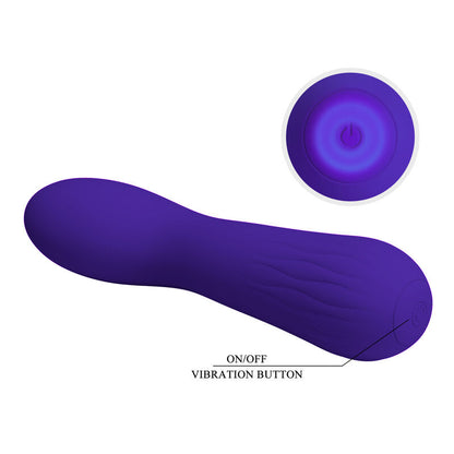 Pretty Love Faun Vibratore Viola Ricaricabile – Design Ergonomico con Silicone Medico per un Piacere Intenso