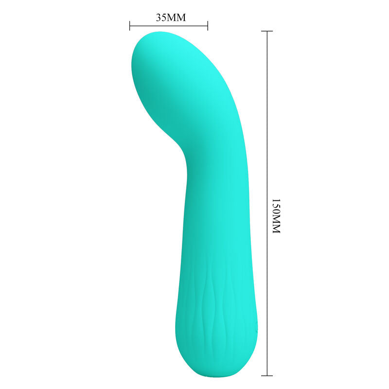 PRETTY LOVE Faun Vibrador Recargable Verde Agua – Diseño Ergonómico Para Placer Personal