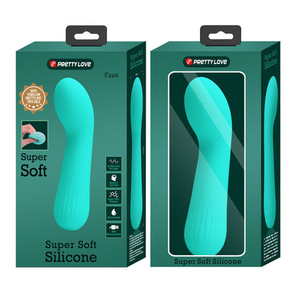 PRETTY LOVE Faun Vibrador Recargable Verde Agua – Diseño Ergonómico Para Placer Personal