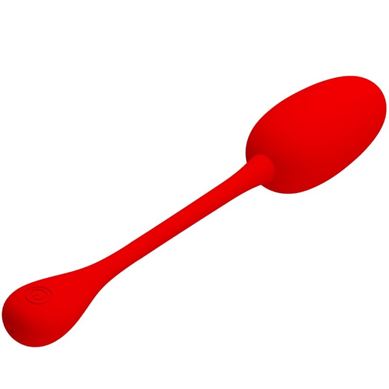Pretty Love Knucker Uovo Vibrante Ricaricabile Rosso – 12 Funzioni di Vibrazione per una Stimolazione Personalizzata