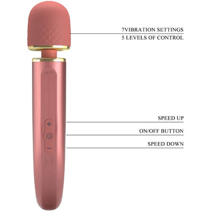 Comprar Pretty Love Masajeador Rosa – 7 Modos De Vibración Con Diseño Ergonómico-Noxtic