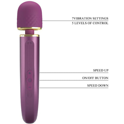 Comprar Pretty Love Masajeador 7 Modos Vibración Lila – Diseño Elegante Con Experiencia Sensorial Única-Noxtic