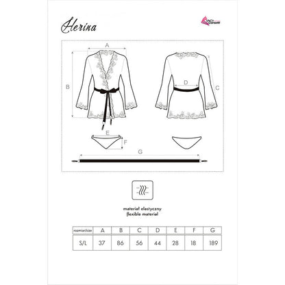 LIVCO Corsetti Fashion Herina LC XG056 Bata y Panty Negro Talla Única – Diseño Elegante Para Comodidad y Confianza