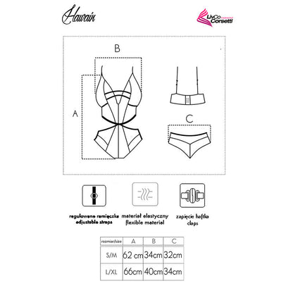 Comprar Livco Corsetti Fashion Hawaian LC 90665 Body Negro – Elegante Diseño Con Ajuste Perfecto-Noxtic