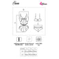 Comprar Livco Corsetti Fashion Hawaian LC 90665 Body Negro – Elegante Diseño Con Ajuste Perfecto-Noxtic