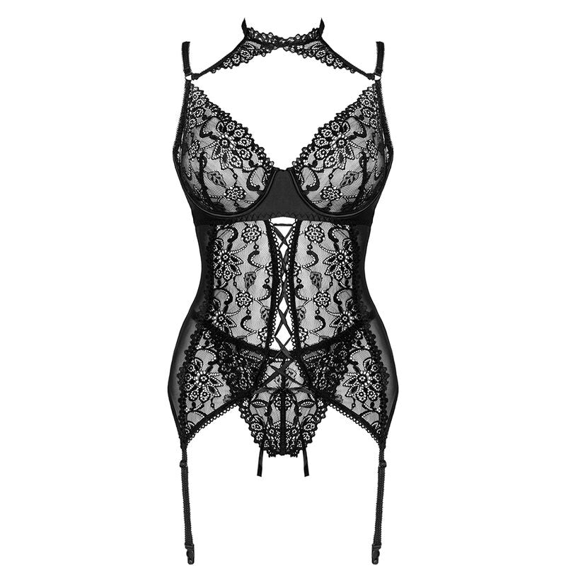 LIVCO CORSETTI FASHION GIELLANDRA Corset Y Panty Negro – Elegante Conjunto Para Comodidad Y Estilo