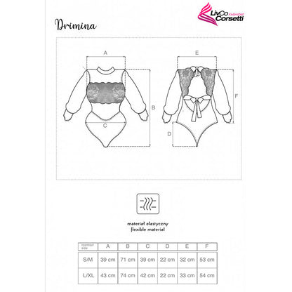 LIVCO CORSETTI FASHION Drimina LC90690 Body Azul Marino – Body Elegante Con Diseño Atractivo Para Comodidad Diaria