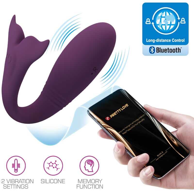 Comprar PRETTY LOVE Jayleen Vibrador Con Control Remoto – Diseño Ergonómico Con 12 Modos De Vibración-Noxtic