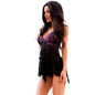 Comprar Chilirose CR 4074 Babydoll Violeta y Negro S M – Diseño Elegante Con Corte Sensual Para Comodidad Diaria-Noxtic